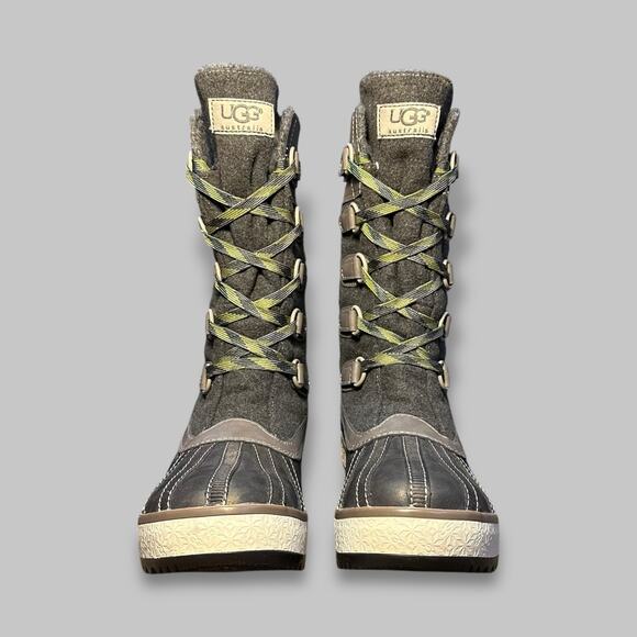 UGG Australia Waterproof Gray Winter Snow Boots - Women’s Size 5 - Picture 3 of 7